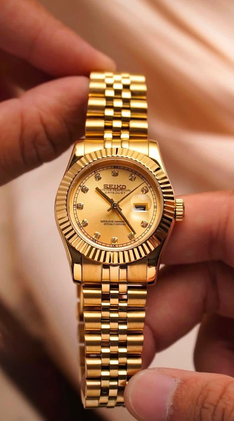 Classic Date (31mm/36mm) Ladies Seiko MOD - CHAMPAGNE