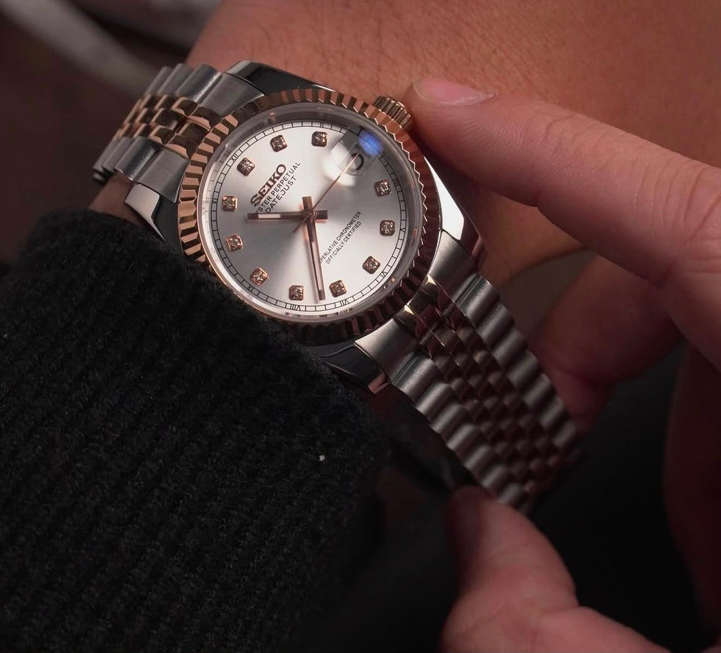 Two-Tone Datejust (31mm/36mm) Ladies Seiko MOD - GRAY
