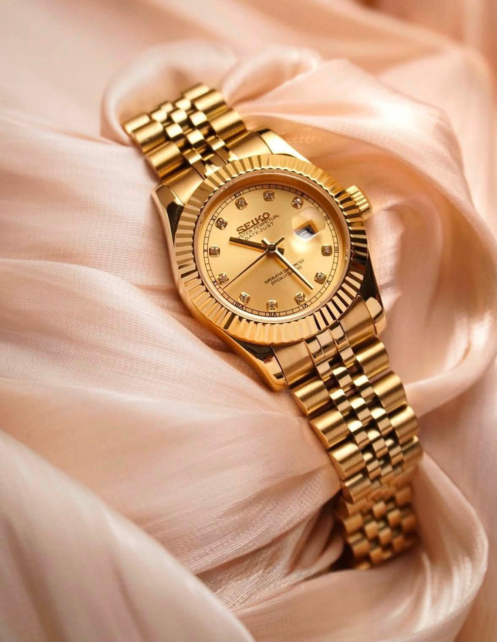 Classic Date (31mm/36mm) Ladies Seiko MOD - CHAMPAGNE
