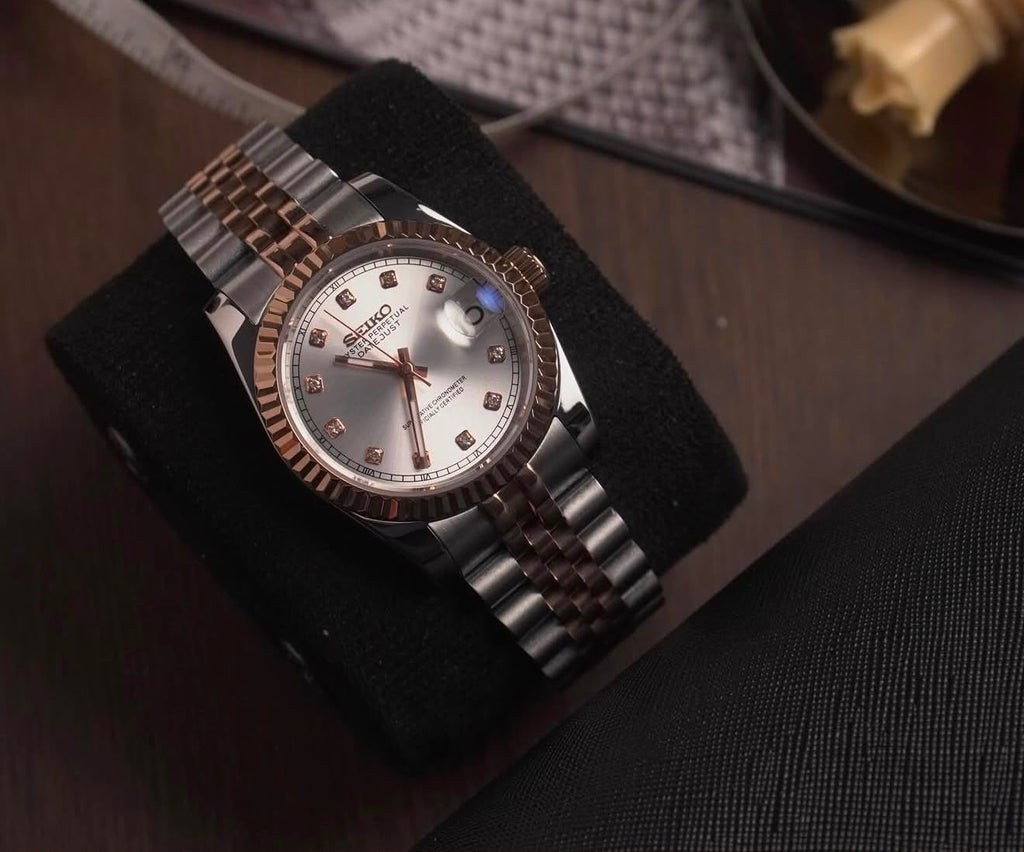 Two-Tone Datejust (31mm/36mm) Ladies Seiko MOD - GRAY