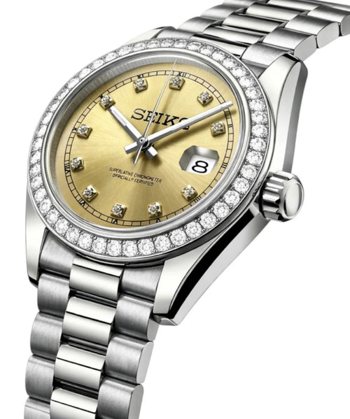 SEIKOJUST- DIAMOND VESSEL GOLD