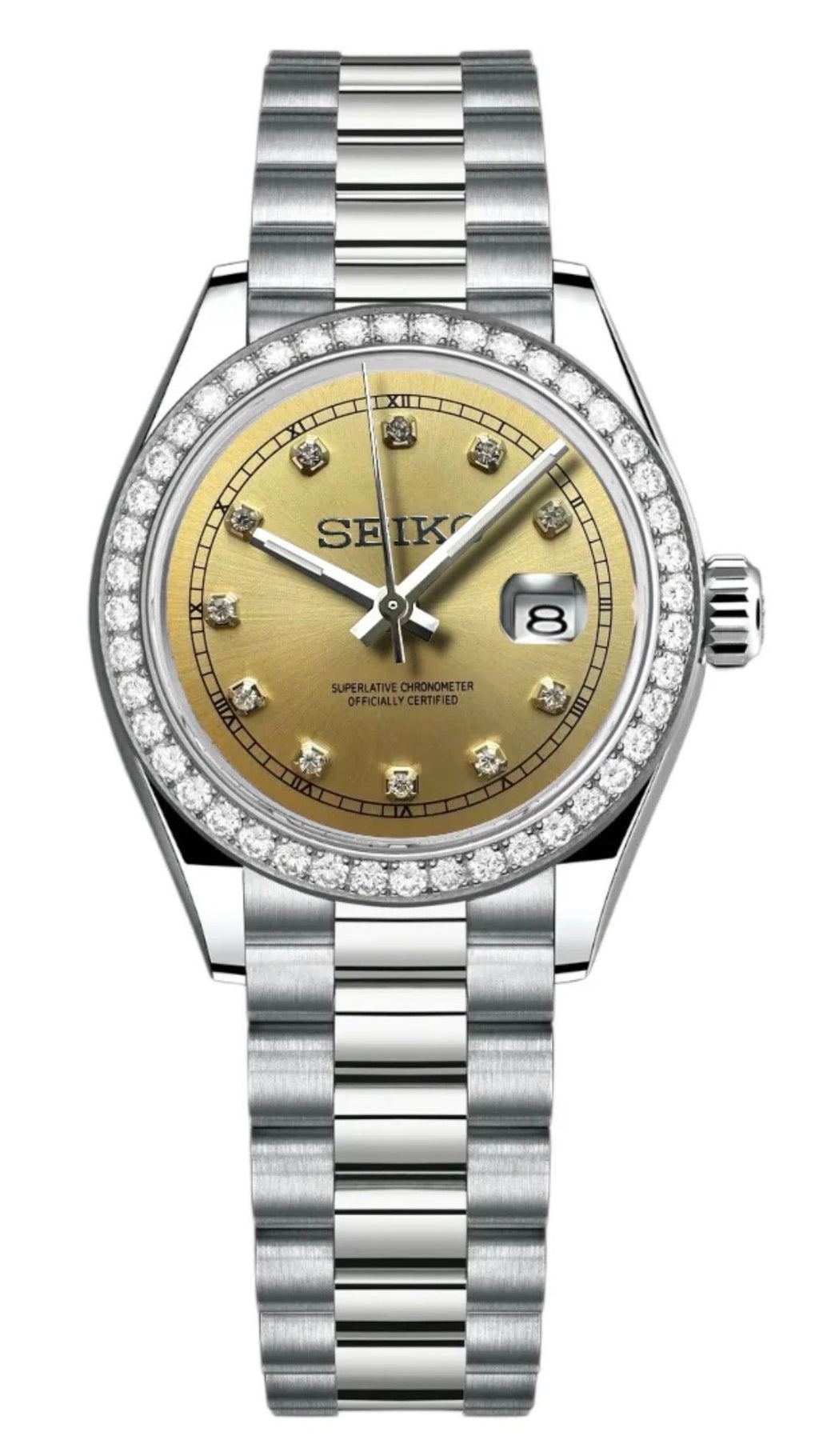 SEIKOJUST- DIAMOND VESSEL GOLD