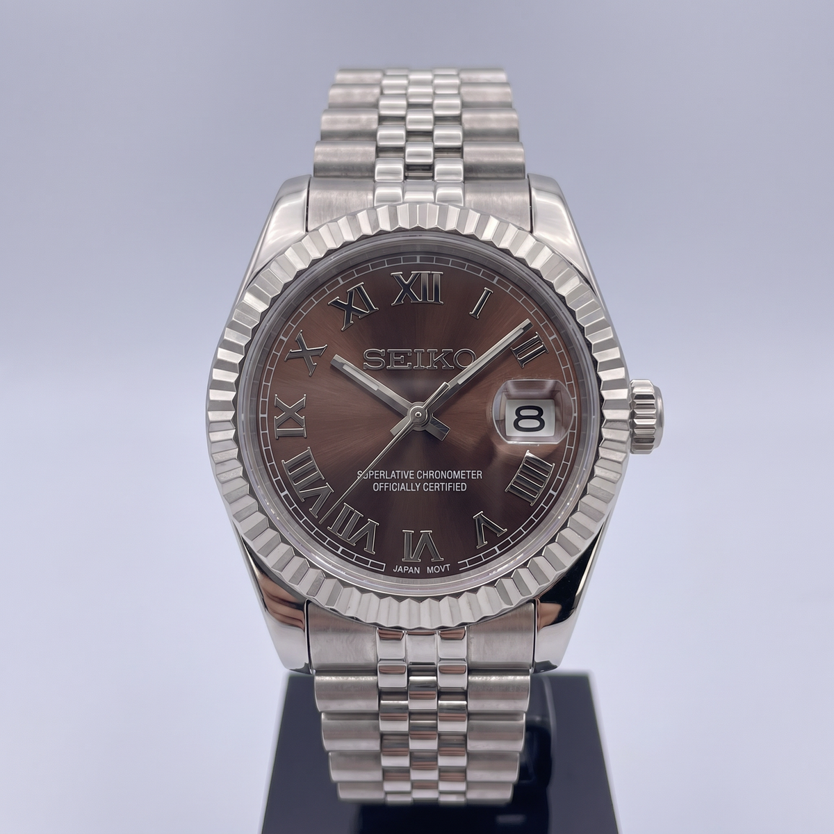 Steel Classic Date (31mm/36mm) Ladies Seiko MOD - BROWN
