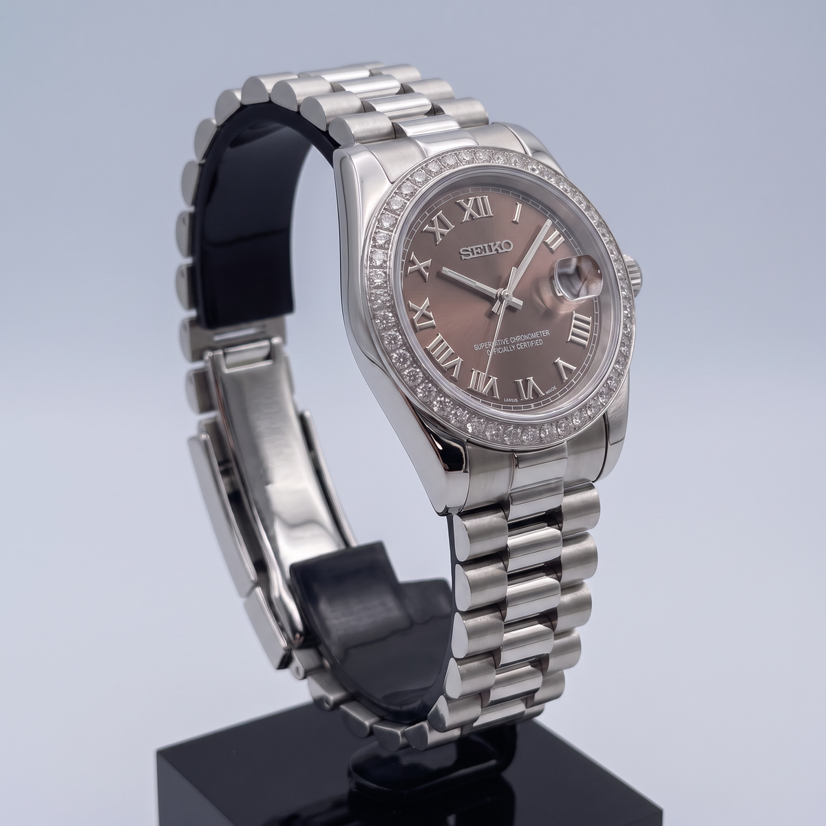 Steel Classic Date (31mm/36mm) Ladies Seiko MOD - BROWN DB