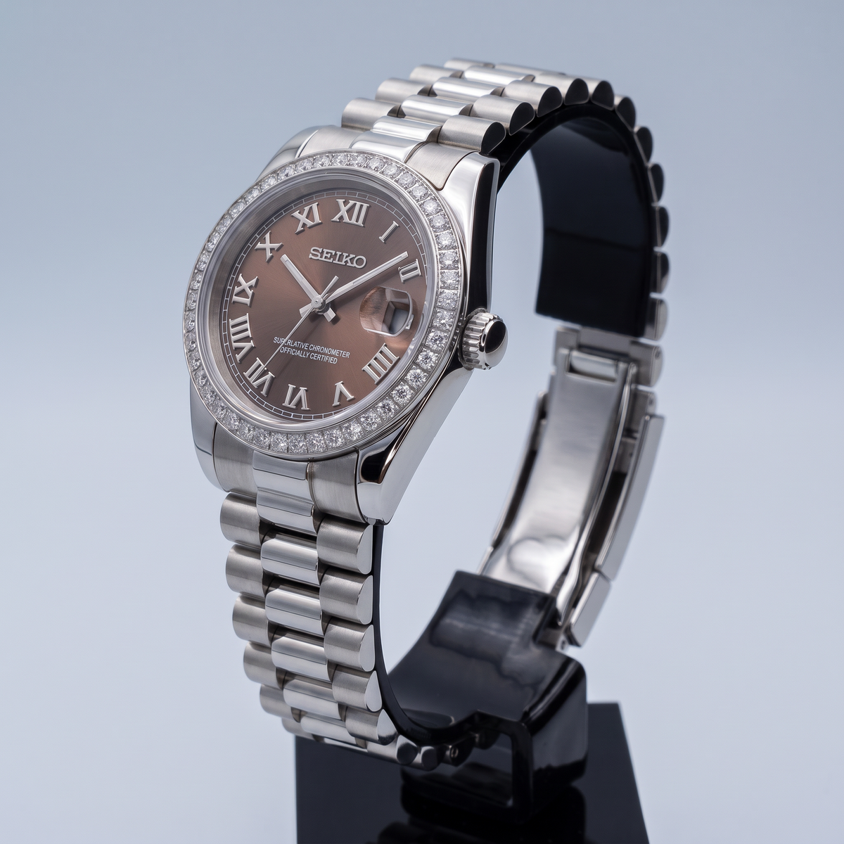 Steel Classic Date (31mm/36mm) Ladies Seiko MOD - BROWN DB