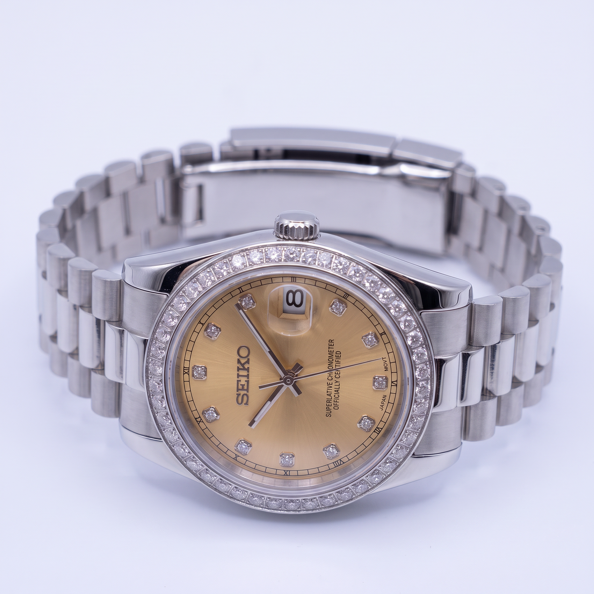 Steel Classic Date (31mm/36mm) Ladies Seiko MOD - GOLD DB