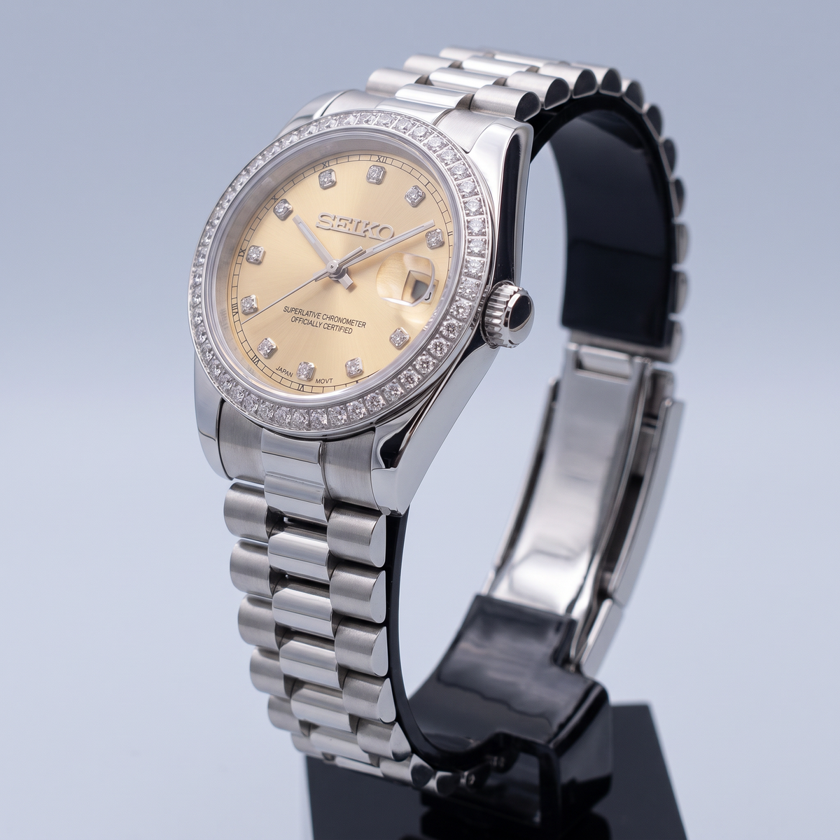 Steel Classic Date (31mm/36mm) Ladies Seiko MOD - GOLD DB