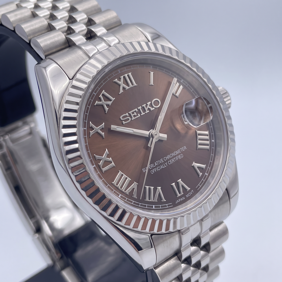 Steel Classic Date (31mm/36mm) Ladies Seiko MOD - BROWN