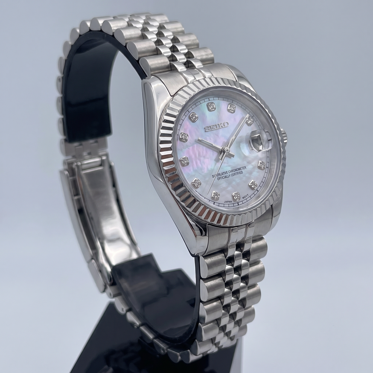 Steel Classic Date (31mm/36mm) Ladies Seiko MOD - MOTHER OF PEARL