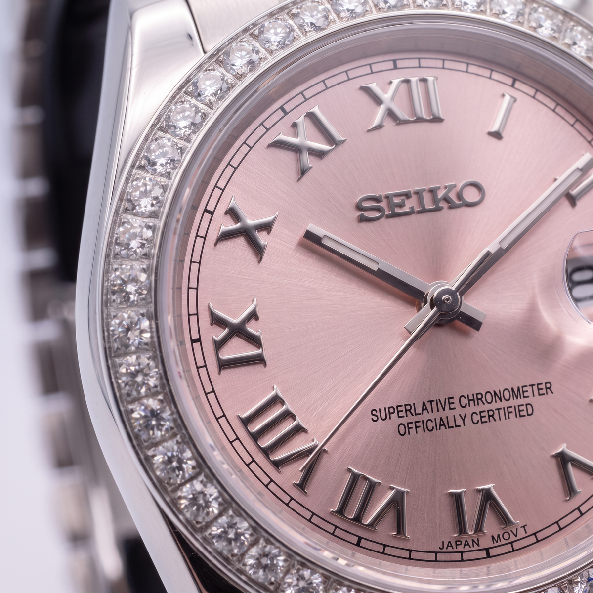 Steel Classic Date (31mm/36mm) Ladies Seiko MOD - PINK DB