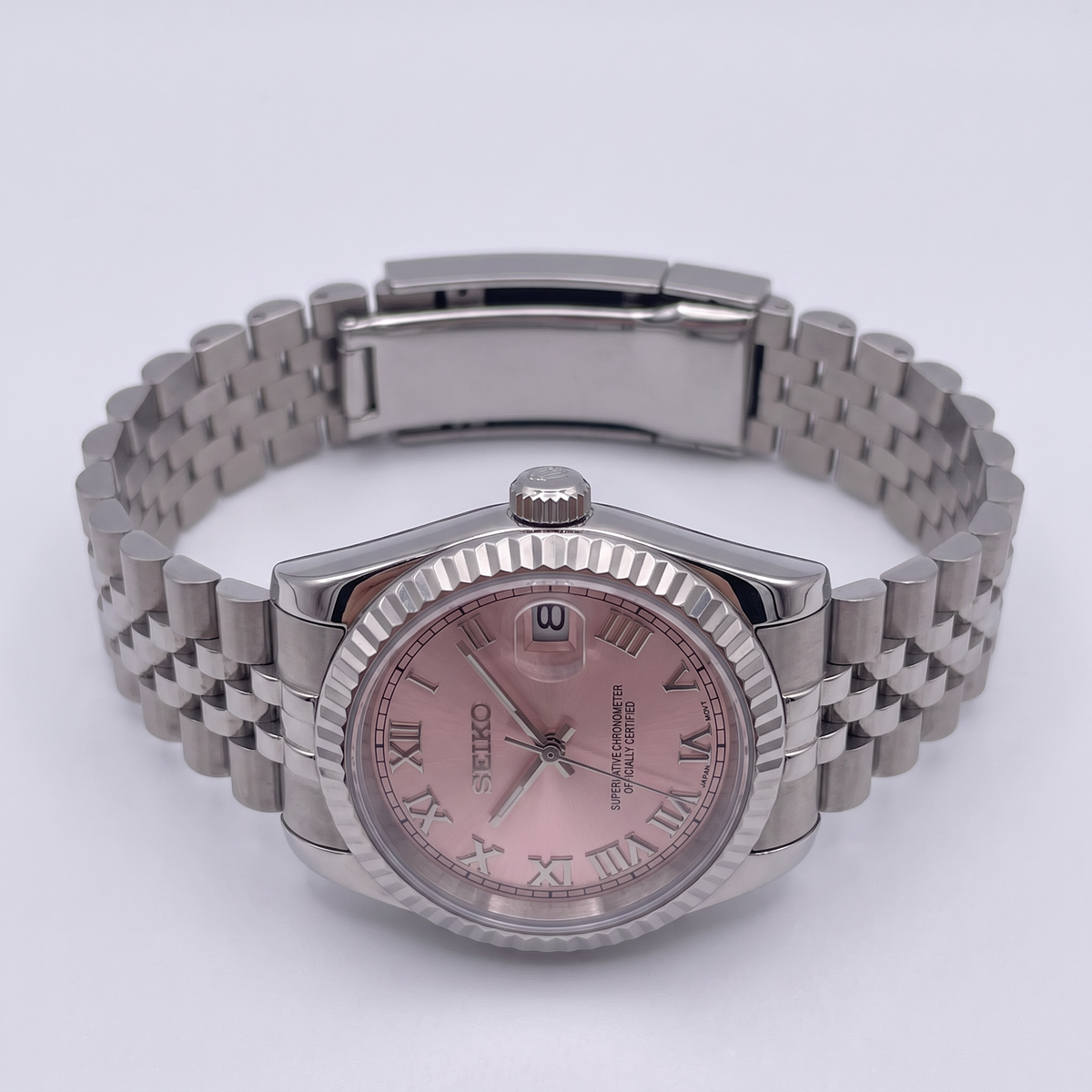Steel Classic Date (31mm/36mm) Ladies Seiko MOD - PINK