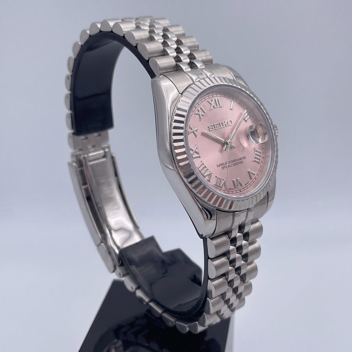 Steel Classic Date (31mm/36mm) Ladies Seiko MOD - PINK