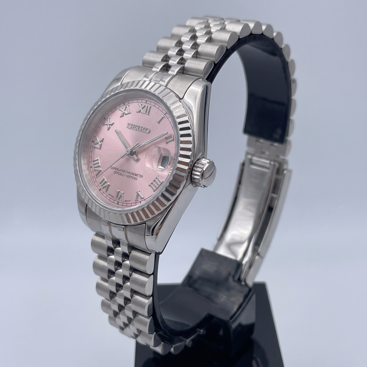 Steel Classic Date (31mm/36mm) Ladies Seiko MOD - PINK