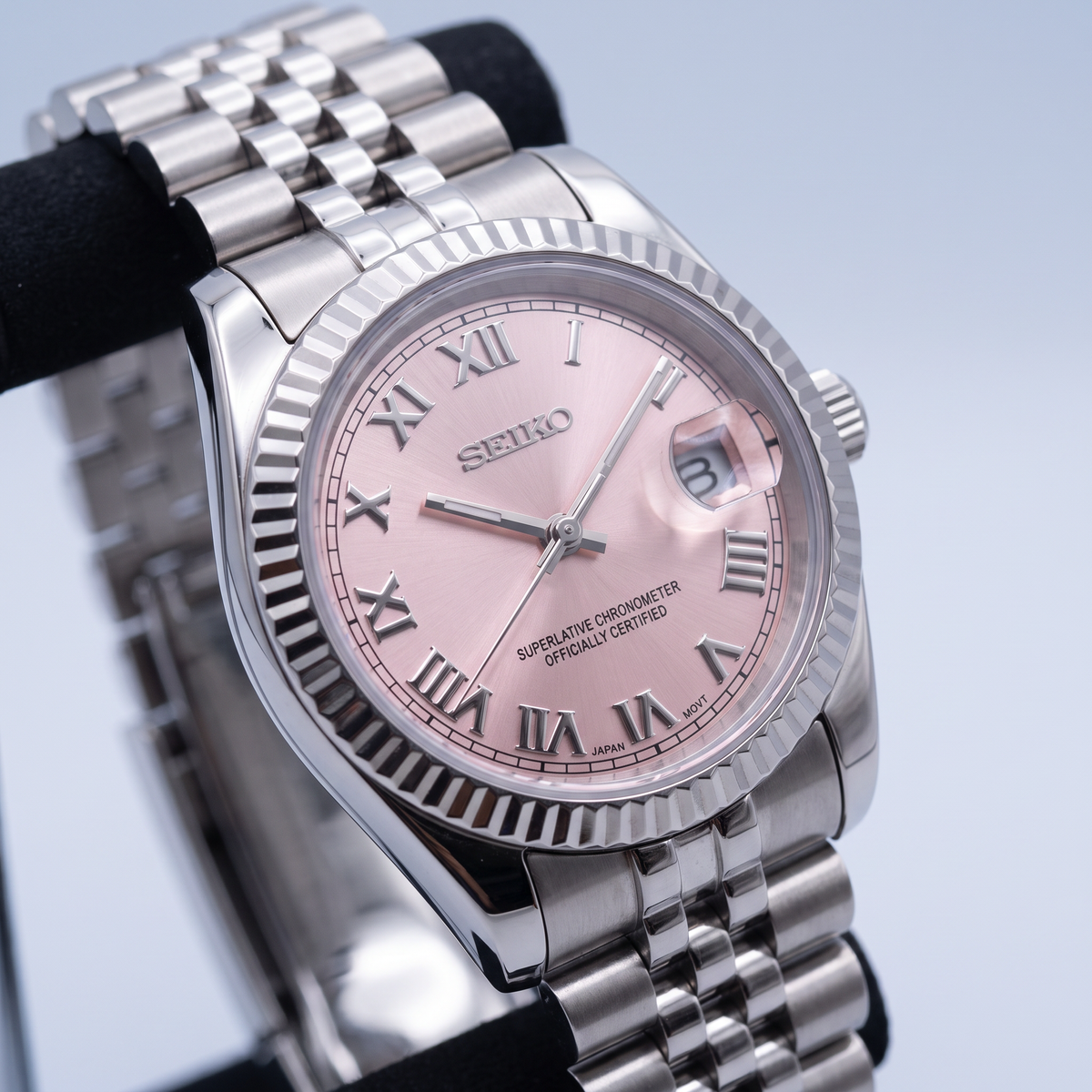 Steel Classic Date (31mm/36mm) Ladies Seiko MOD - PINK