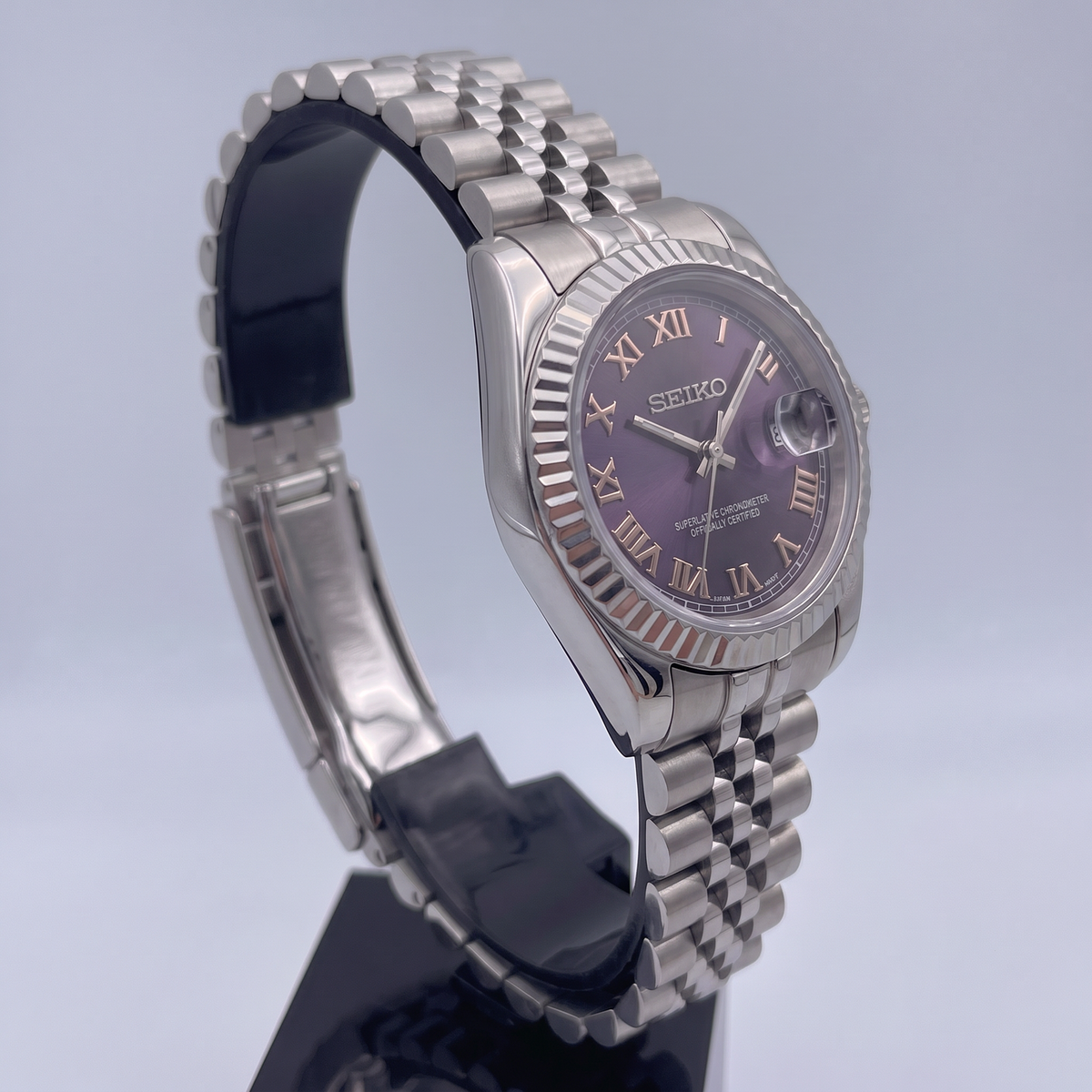 Steel Classic Date (31mm/36mm) Ladies Seiko MOD - PURPLE