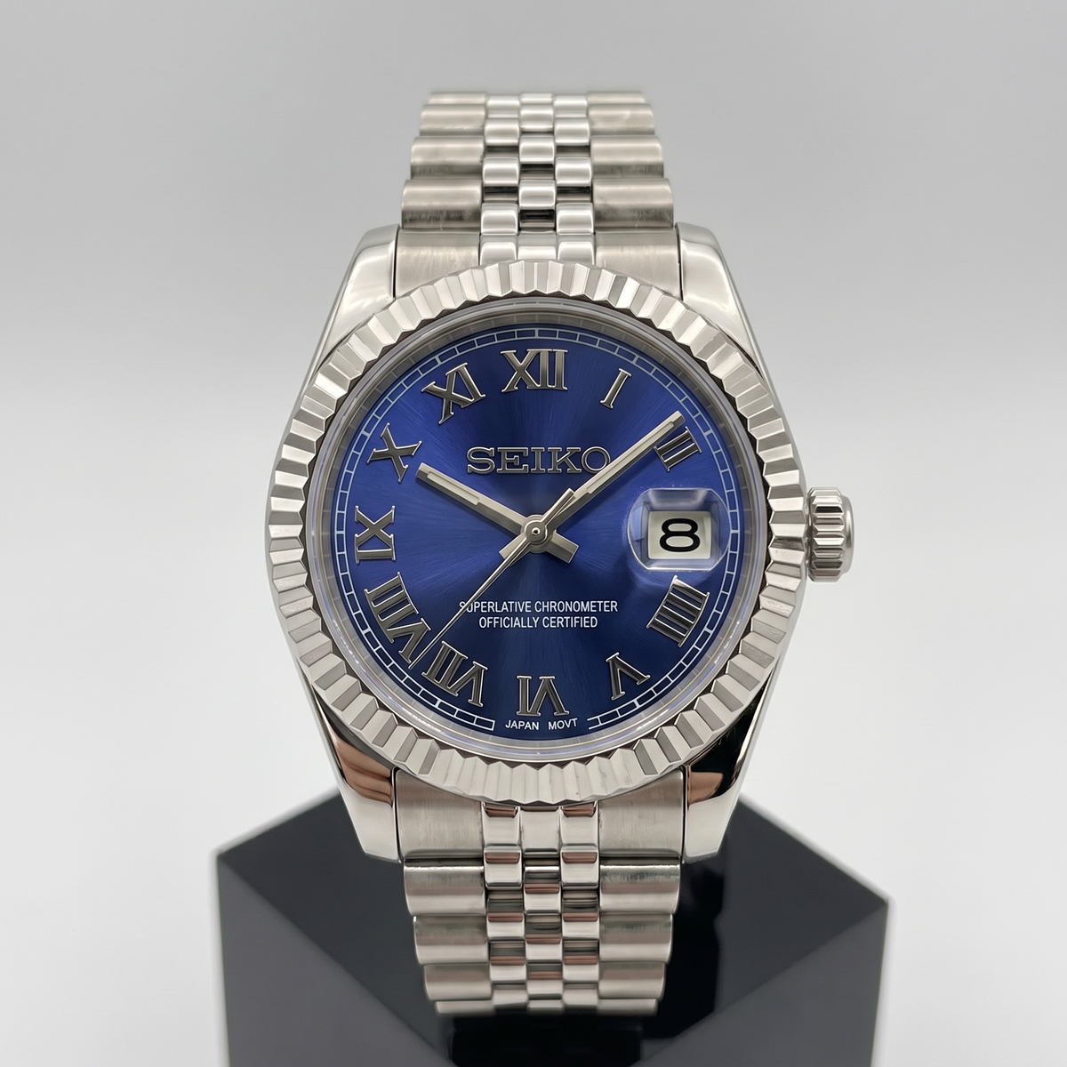 Steel Classic Date (31mm/36mm) Ladies Seiko MOD - BLUE