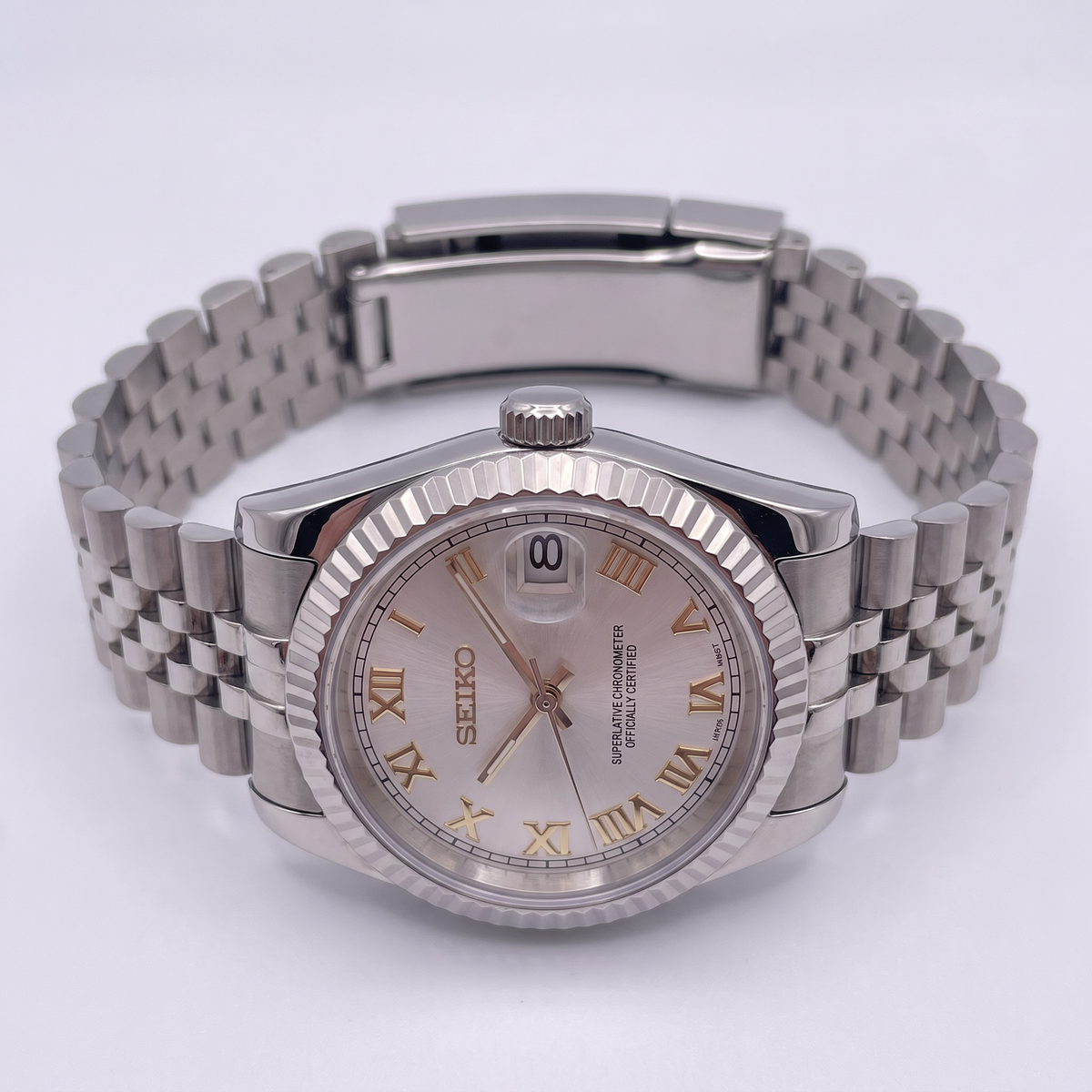 Steel Classic Date (31mm/36mm) Ladies Seiko MOD - SILVER