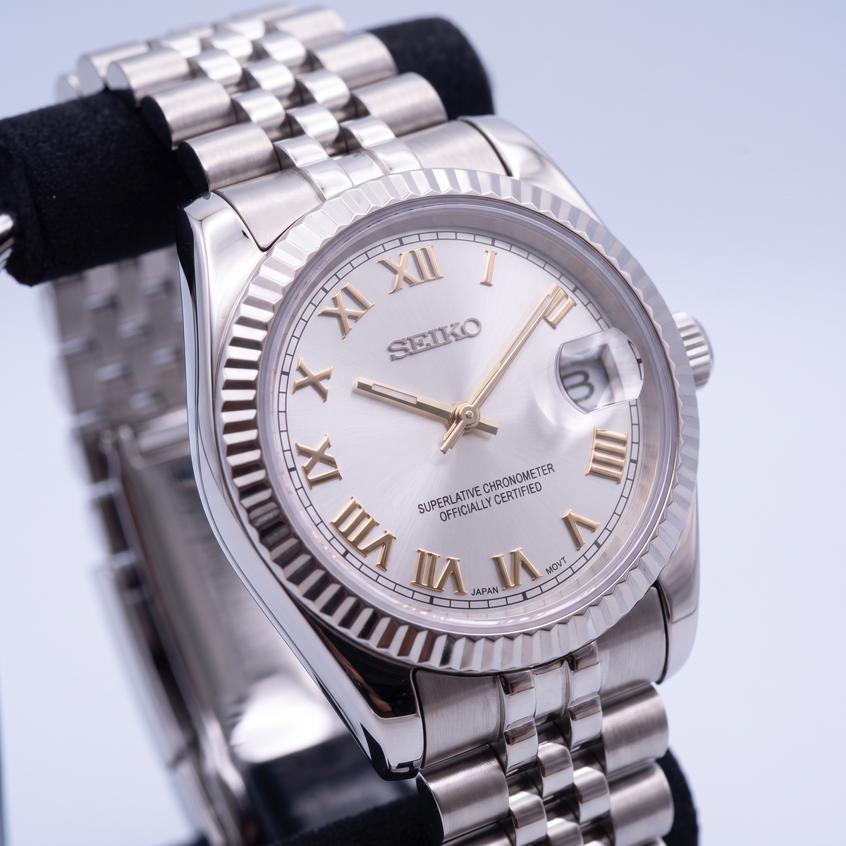 Steel Classic Date (31mm/36mm) Ladies Seiko MOD - SILVER