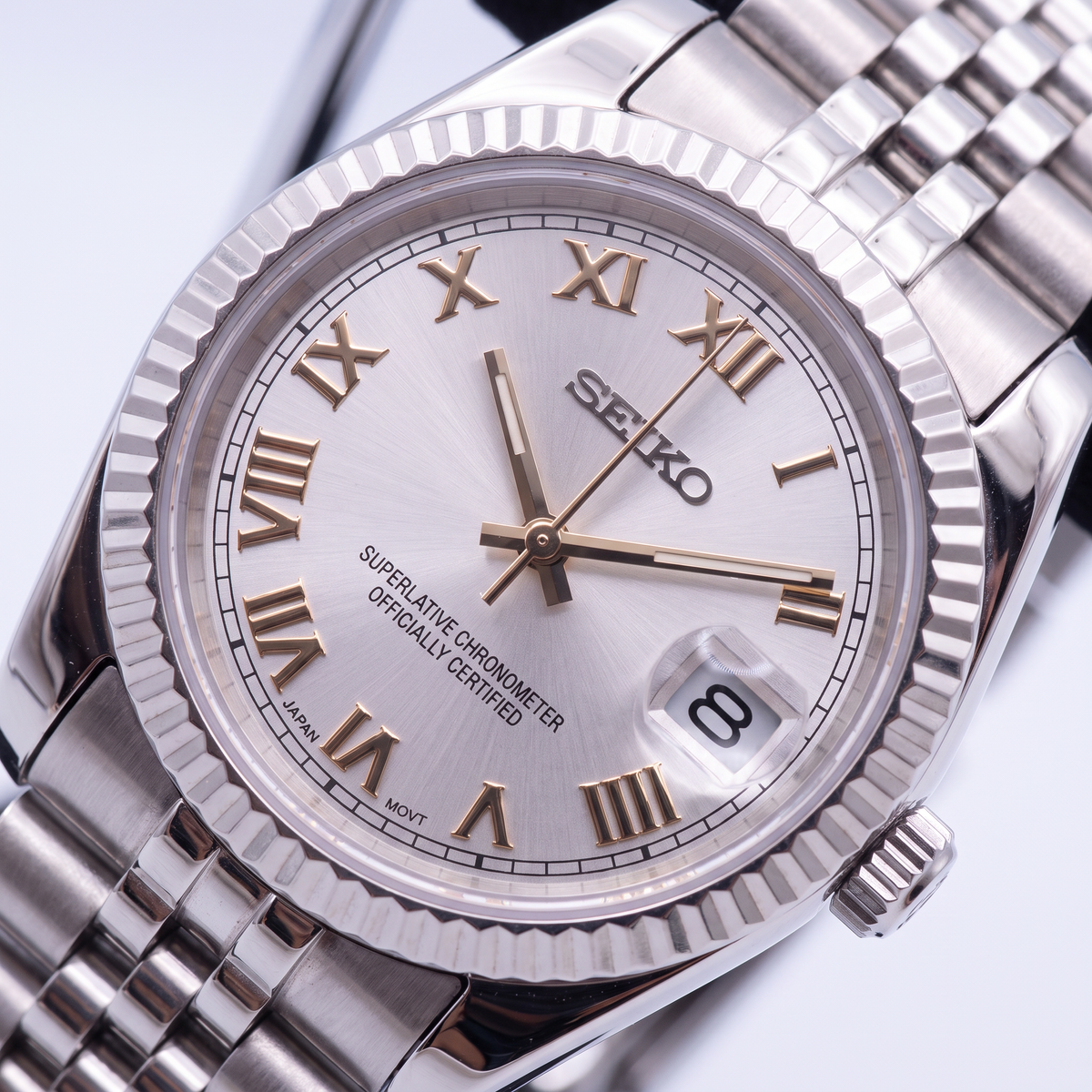 Steel Classic Date (31mm/36mm) Ladies Seiko MOD - SILVER