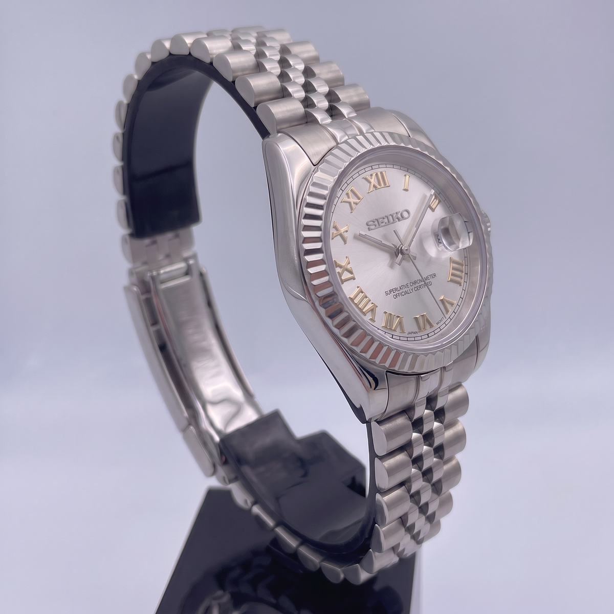 Steel Classic Date (31mm/36mm) Ladies Seiko MOD - SILVER