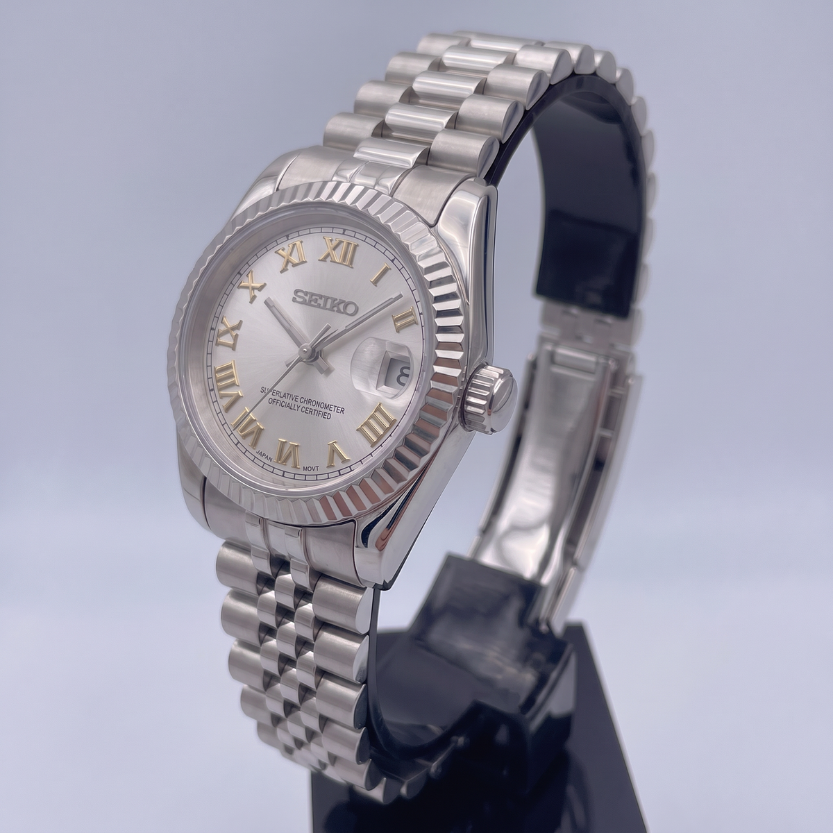 Steel Classic Date (31mm/36mm) Ladies Seiko MOD - SILVER