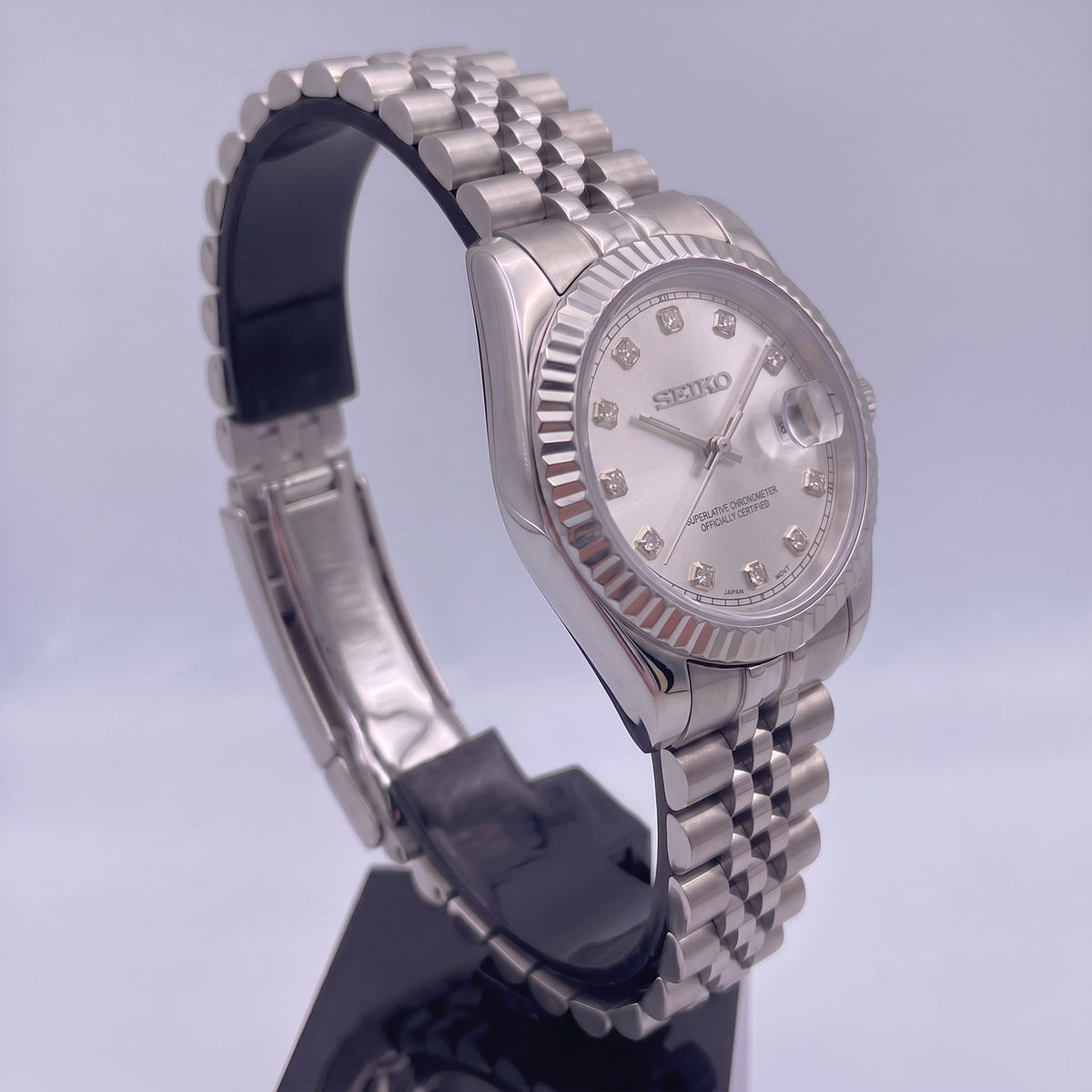 Steel Classic Date (31mm/36mm) Ladies Seiko MOD - SILVER