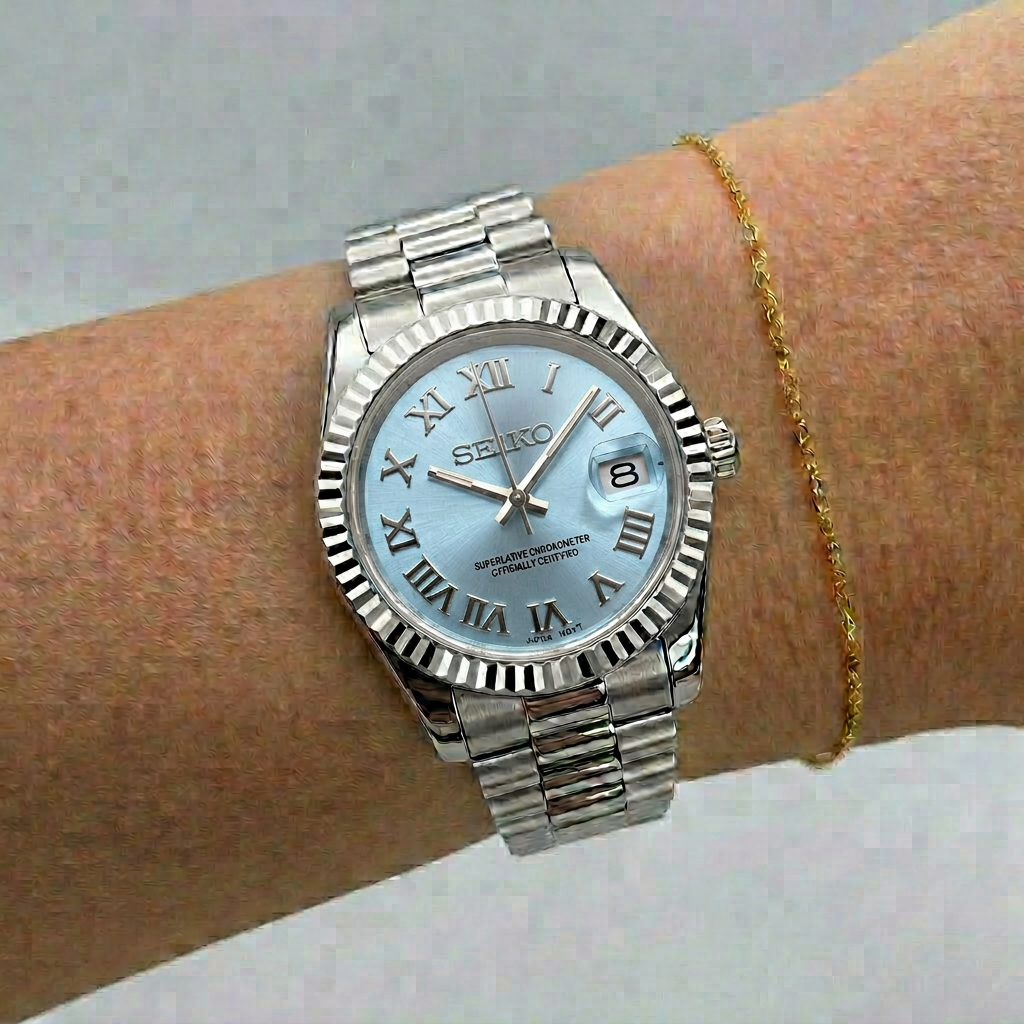 SEIKOJUST- ROMAN SKYBLUE