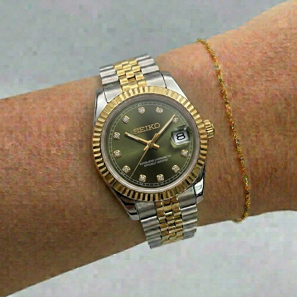 SEIKOJUST-TWOTONE GREEN