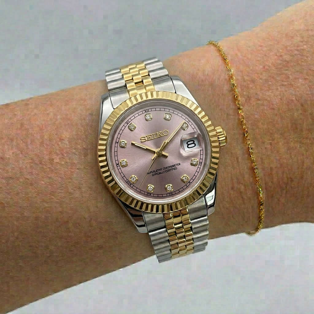 SEIKOJUST-  TWOTONE PINK