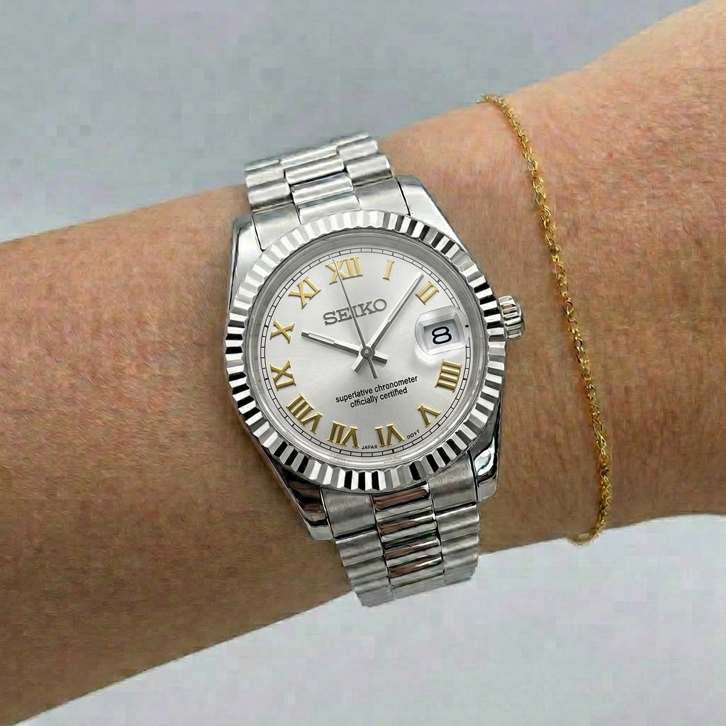 SEIKOJUST- ROMAN GOLD
