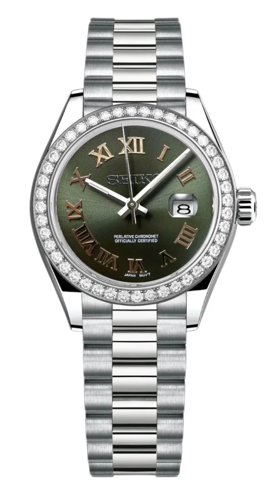 SEIKOJUST- DIAMOND VESSEL ROMAN GREEN