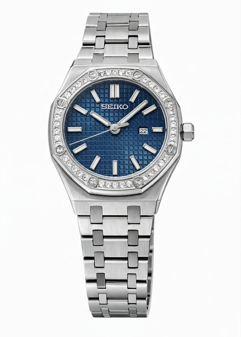 SEIKO ROYAL OAK- DEEP BLUE DIAMOND VESSEL