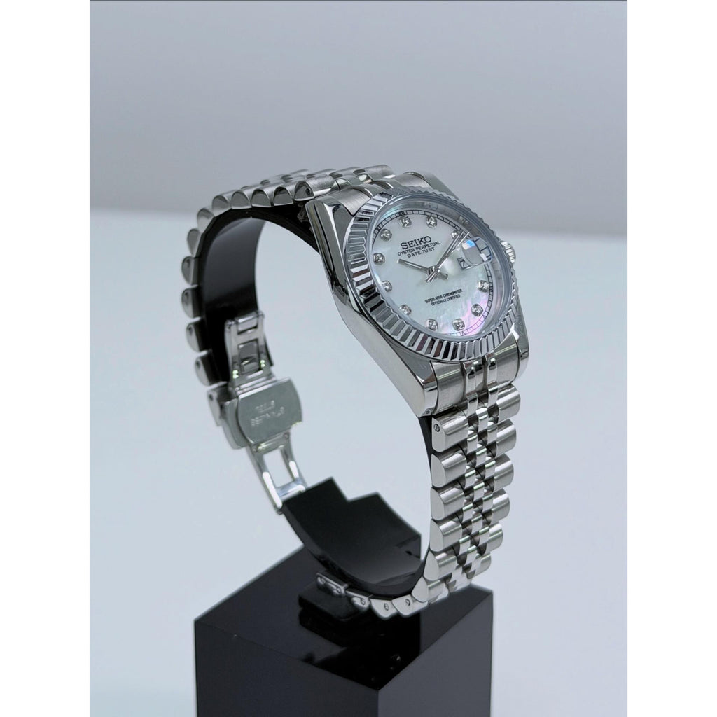 Steel Datejust (31mm/36mm) Ladies Seiko MOD - MOTHER OF PEARL