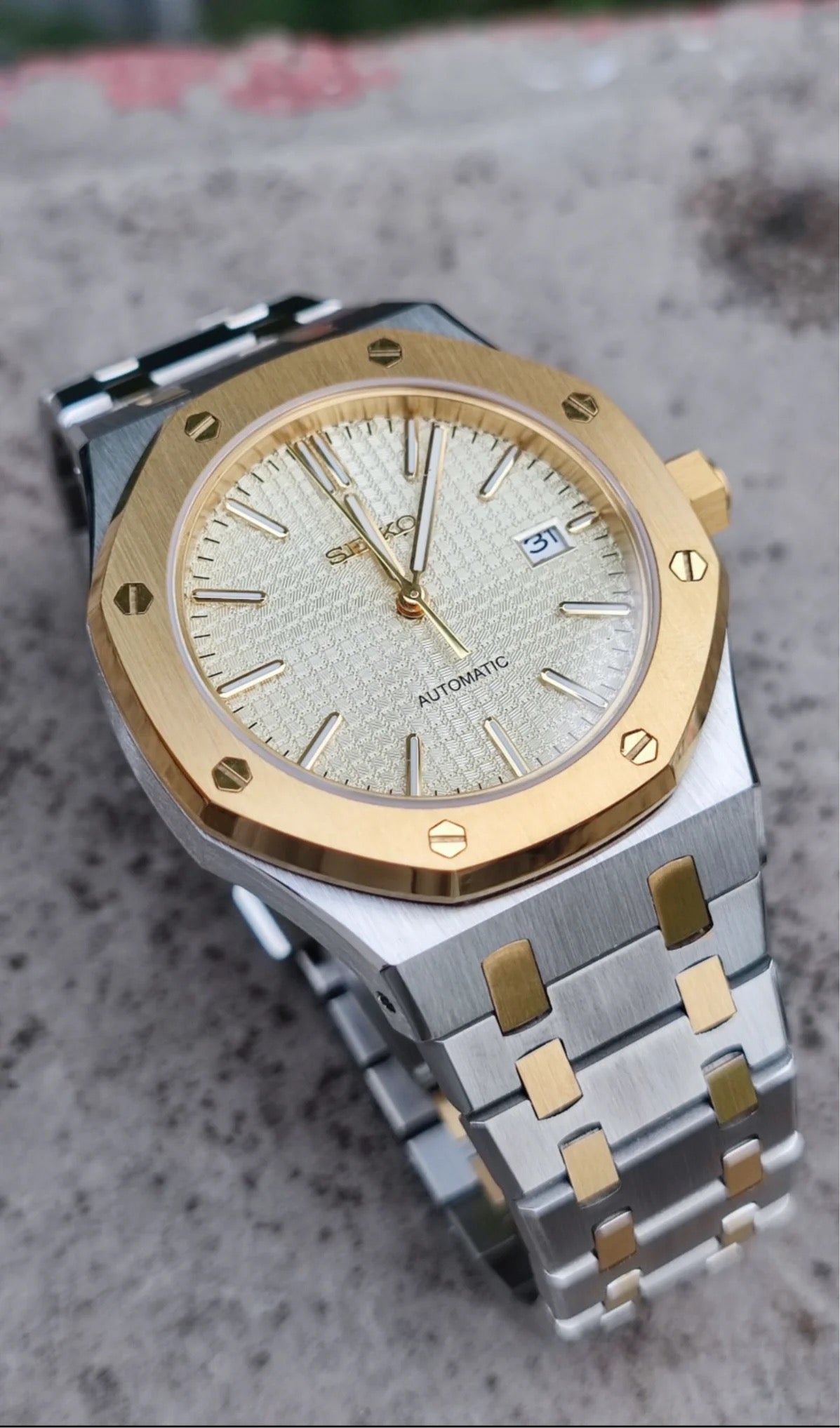Two-Tone Royal Oak (31mm) Ladies Seiko MOD