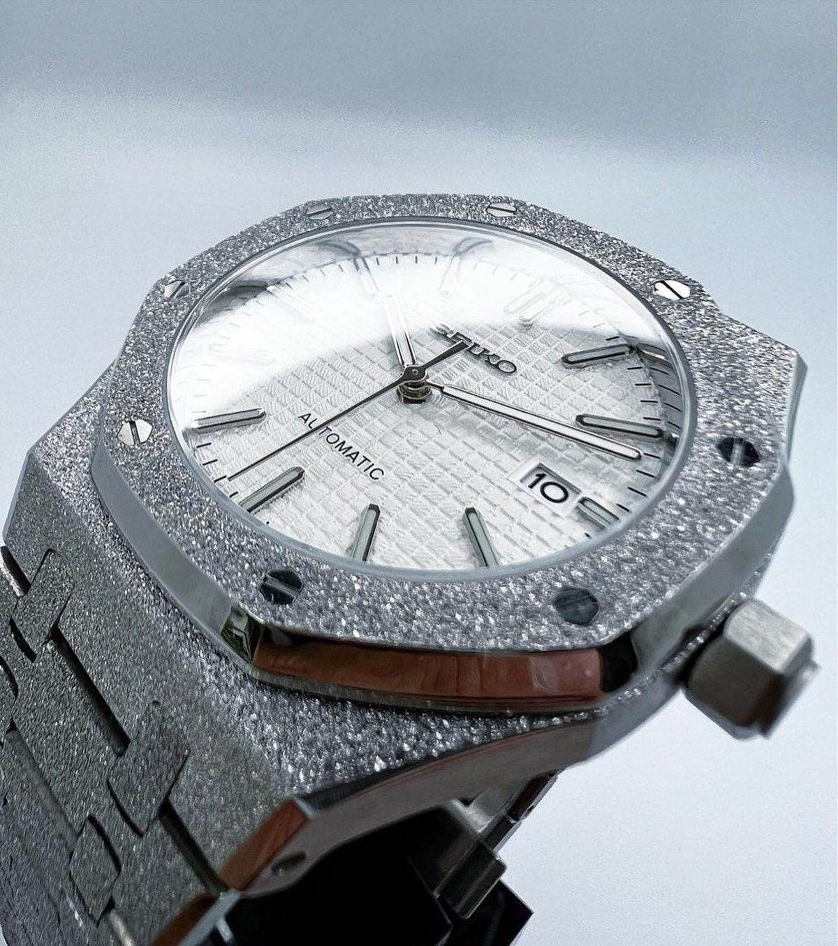 Frosted Steel Royal Oak (31mm) Ladies Seiko MOD