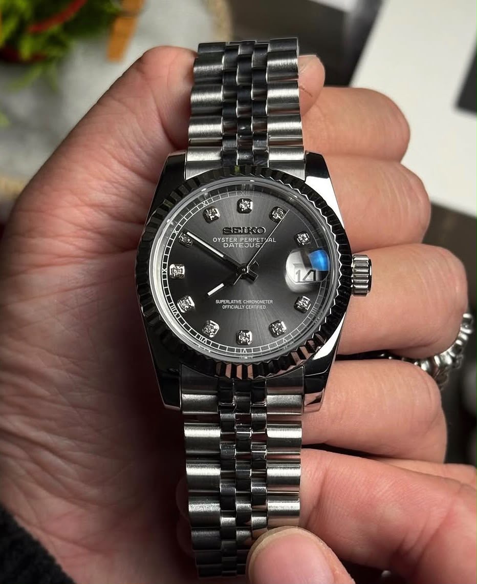 Steel Datejust (31mm/36mm) Ladies Seiko MOD